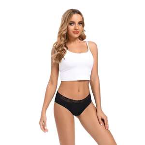 Culotte menstruelle en coton biologique lavable à 4 couches, anti-fuite, pour flux abondant, taille européenne, qualité supérieure, personnalisable, vente en gros - Product Image 2