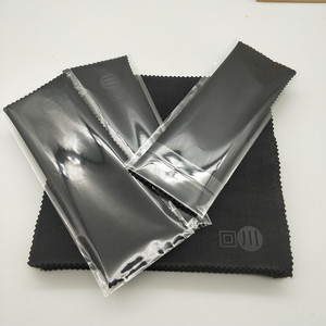 Ensemble de pochettes en tissu microfibre carré réutilisable, doux, à coupe droite, avec logo personnalisé en usine, prix de gros, emballé en carton - Product Image 4