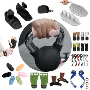 VIGFIT Protectores de Manos para Gimnasia, Acolchado para Palmas, para Dominadas y Levantamiento de Pesas, Agarre Original para Gimnasia y Fitness, Personalizado - Product Image 2