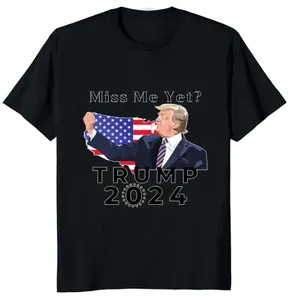 Drop Shipping Over Print T-Shirt Katoenen Soft Man S Fitness T-Shirt Kleding Mis Hem 2024 Verkiezing Print On Demand T-Shirt