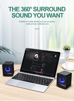 Productos en Tendencia 2025 Altavoz con Cable para Computadora S3 con Diseño de Interruptor para Regular el Volumen Altavoz Estéreo Multifunción de Alta Fidelidad