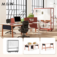 Système de bureau commercial M&W : Poste de travail, bureau du personnel, bureau du directeur, table de conférence, solution de mobilier pour espace de réunion