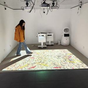 Système de projection interactive au sol pour jeux de pieds, jeu de projection au sol pour enfants, pour environnements de jeu en famille - Product Image 2