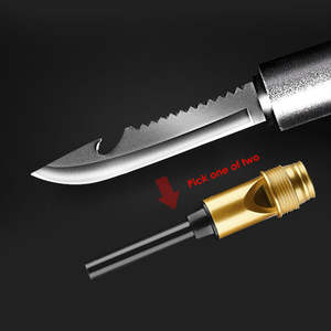 多機能サバイバル戦術ハイキングサバイバルツールハンマー、キャンプ用両面斧付きアウトドアマルチツール - Product Image 5