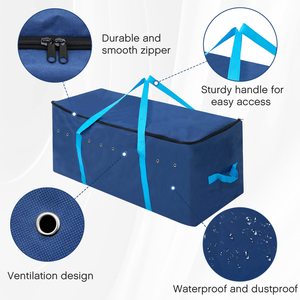 Bolsa alimentadora de heno de alimentación lenta pequeña ecuestre Oxford con capacidad de muestra gratis, bolsa de transporte de pacas de heno, bolsa de heno tejida grande y lenta para caballos - Product Image 2