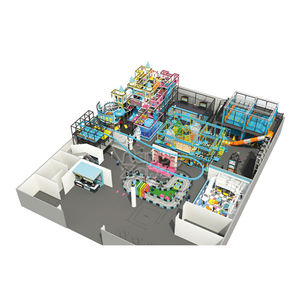 Grand Complexe <span class=keywords><strong>de</strong></span> <span class=keywords><strong>jeux</strong></span> d'intérieur personnalisable pour enfants Terrain <span class=keywords><strong>de</strong></span> <span class=keywords><strong>jeux</strong></span> sur le thème <span class=keywords><strong>de</strong></span> l'aventure du château avec toboggans Trampolines <span class=keywords><strong>Jeux</strong></span> interactifs - Product Image 2