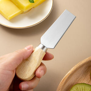 4 Pcs <strong>Cheese</strong> <strong>Knife</strong> <strong>Set</strong> with Wood Handle Stainless Steel <strong>Cheese</strong> <strong>Knife</strong> <strong>Set</strong> <strong>Cheese</strong> <strong>Knives</strong> Cutter Slicer Fork - Product Image 4