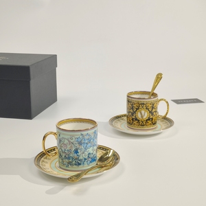 Design Ceramic Coffee Mug With Floral Pattern Exquisite Afternoon <b>Tea</b> <b>Set</b> Retro Latte Cup for Coffee - Product Image 4