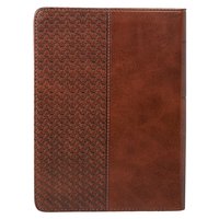 Journal chrétien classique B6, format pratique, carnet d'inspiration avec verset biblique de Josué 1:9