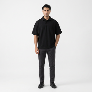 Camiseta de 180g de Peso Pesado para Hombre, con Logotipo Personalizado, Holgada, con Hombros Caídos, Casual, Premium, con Bolsillo Estampado - Product Image 1