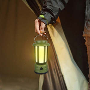 Outdoor Camping Lantern Led Rechargeable Battery Powered <b>Warm</b> <b>White</b> <b>Light</b> Portable Tent Lighting For Camping Hiking - Product Image 1