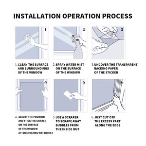 <span class=keywords><strong>Autocollant</strong></span> inversé en verre personnalisé de <span class=keywords><strong>vitrine</strong></span> d'atmosphère de Noël, <span class=keywords><strong>autocollant</strong></span> de décoration de fenêtre à paillettes, gel Eid Mubarak - Product Image 5