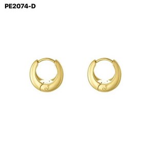 Amy Amy <b>Huggie</b> Earrings <b>Silver</b> Plated Alloy Women's Classic Fashion Jewelry Gift PE2074 - Product Image 2