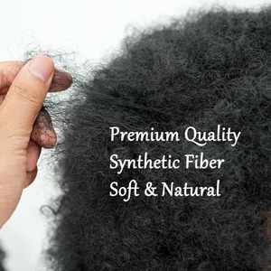 Ready to Ship Wholesale Price Heat Resistant Synthetic Hair Wigs Curly Premium Wig Luxury Synthetic Afro Curly Wigs - Product Image 5