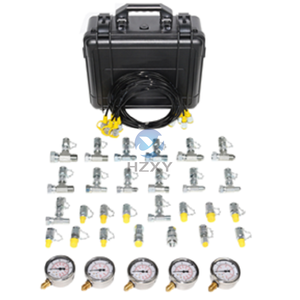 Kit de test <span class=keywords><strong>hydraulique</strong></span> pour machines de construction XZTK-60K, manomètre, instruments de mesure de pression, outil de test - Product Image 2