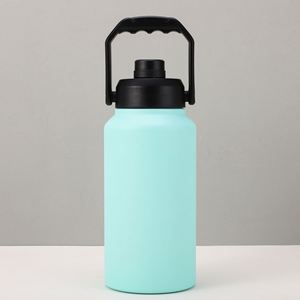 Bouteille isotherme en acier inoxydable de grande capacité 3,8 L (128 oz) avec compartiment pour glaçons, tasse à maintien au froid - Product Image 3