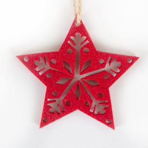 Pendentif en feutre de décorations de Noël directes d'usine pour un décor de réveillon du Nouvel An - Product Image 4