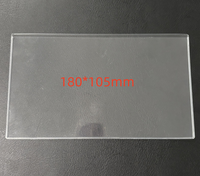 Manchons de billets de banque en PVC transparent dur 180*105mm