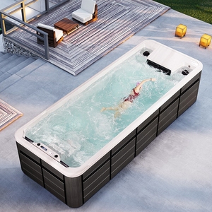 Grande <span class=keywords><strong>piscine</strong></span> <span class=keywords><strong>intérieure</strong></span> de massage sexy avec sol en fibre de verre Spa à remous pour baignoire extérieure - Product Image 2