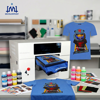 Mesin Cetak Langsung ke Pakaian A3 Printer Semua Warna untuk Kaos