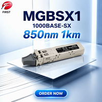 Émetteur-récepteur optique SFP MGBSX1 1000BASE-SX 850nm 1km Gigabit MMF Duplex LC 3.3V DDM Mini GBIC