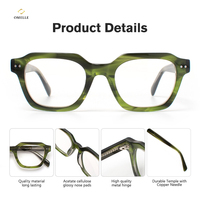 Montures optiques de luxe durables - Fabriquées en bio-acétate Mazzucchelli, dernier modèle en dégradé classique pour correction de la vue