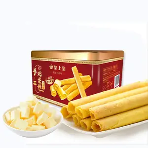 400g 중국 유명 브랜드 맛있는 전통 인스턴트 레저 식품 버터 맛 바킬로 계란 바삭 바삭한 롤 스낵
