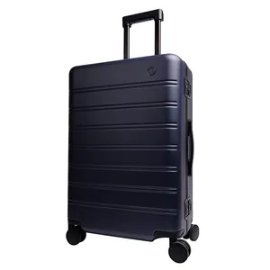 20 24 28 Inch Lightweight Travel Suitcase 4 Spinner Wheels 360 Degree TSA Lock OEM 3Pcs ABS Trolley Luggage Bag Set Made PC