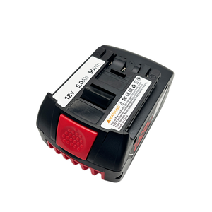 Batterie au lithium <span class=keywords><strong>Bosch</strong></span> BAT609 <span class=keywords><strong>18V</strong></span> 5.0Ah de remplacement pour <span class=keywords><strong>Bosch</strong></span> BAT609 BAT610 BAT618 BAT620, batterie de perceuse sans fil <span class=keywords><strong>Bosch</strong></span> <span class=keywords><strong>18V</strong></span> Li-ion - Product Image 5