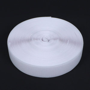 Ventes en gros de rubans auto-agrippants tissés non adhésifs pour machines à coudre, attaches pour vêtements, accessoires blancs, support OEM ODM - Product Image 2