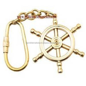 พวงกุญแจทองเหลืองรูปสมอเรือ - Product Image 6