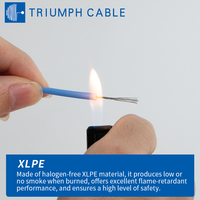 Câble Triumph UL3385 isolé XLPE 105 ℃   Câble en cuivre étamé 300V VW-1 pour ordinateur, appareil photo numérique, instrument de mesure