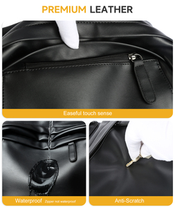 Sacs à Dos en PU de Gros pour <span class=keywords><strong>Ordinateur</strong></span> Portable <span class=keywords><strong>Homme</strong></span>, Sac à Dos en <span class=keywords><strong>Cuir</strong></span> PU pour Voyages d'Affaires - Product Image 3