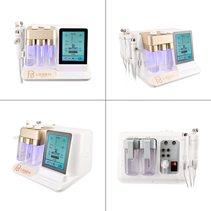 Appareil Portable 6-<span class=keywords><strong>en</strong></span>-1 à Bulles d'Oxygène (Or) pour Nettoyage <span class=keywords><strong>en</strong></span> Profondeur, Hydratation, Rajeunissement de la Peau et Minimisation des Pores – Prise US/IT - Product Image 5