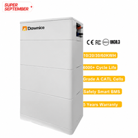 Batterie hybride solaire domestique 48V Lithium 100Ah 10kWh 20 30 empilable avec communication CAN, garantie 10 ans, protection IP54