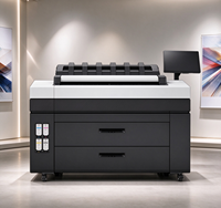 HP DesignJet XL 3800 36-inci 4-Warna Multifungsi Plotter Inkjet Warna Format Besar, Printer All-in-One Format Lebar