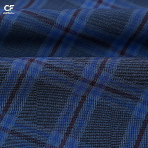 Nuovo Modello di Tessuto per Pantaloni Casual e alla Moda, 50% Lana Tessuto per Cappotti in Lana Fine a Quadri Disponibile in Stock - Product Image 2