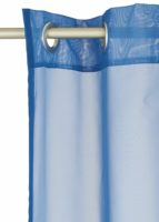 Rideaux en voile transparent doux orange avec œillets Style classique Traitements de fenêtre tissés classiques