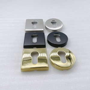 Serrure de porte de type <span class=keywords><strong>rond</strong></span> rosette à trou de clé 201 304 poignée à levier en acier inoxydable écusson - Product Image 6