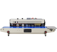 Machine de thermoscellage horizontale automatique DUOQI FR-1000, sachets en film plastique, scelleuse à bande continue, imprimante à encre, sachets en papier alimentaire