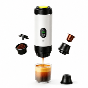 Cafetera Espresso Portátil Personalizada de Fábrica 3 en 1 Compatible con Cápsulas Nespresso y Café Molido Totalmente Automática para Exteriores - Product Image 1