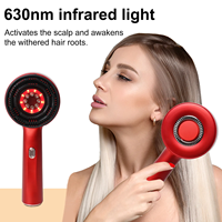 Masseur électrique sans fil pour le cuir chevelu, brosse à main, distributeur d'huile capillaire, masseur capillaire pratique, peigne pour le cuir chevelu