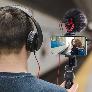 Micrô Video Bán Chạy 2020 Với Giá Đỡ Chống Sốc Micrô Ghi Âm Trực Tiếp Trên Facebook Cho Điện Thoại Thông Minh - Product Image 6