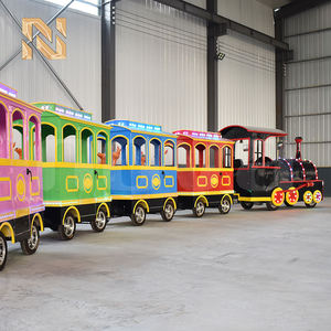 NOVA RIDES Train électrique sans rails 24 places 3kW Train touristique avec une autonomie <span class=keywords><strong>de</strong></span> 100 km Manège pour centres commerciaux Parcs CE - Product Image 5