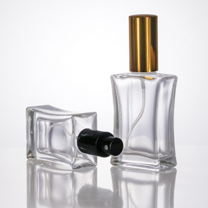 <span class=keywords><strong>30ml</strong></span> 50ml 100mL Pulverizador de tornillo negro mate Botella de perfume recargable Botella de spray de vidrio rectangular - Product Image 3