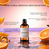 Prix d'usine 100ml Bougies en cire de soja Parfum naturel Huile essentielle pure infusée Huile essentielle de romarin et de jasmin Apaisante