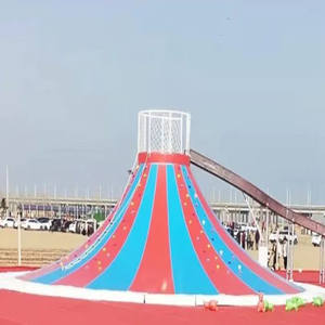 สไลเดอร์ภูเขาไฟเป่าลมตงเหม่ย สนามเด็กเล่นปีนป่ายกลางแจ้ง อุปกรณ์สวนสนุก ผลิตจากเหล็กและวัสดุพีวีซี รองรับน้ำหนักได้ - Product Image 4