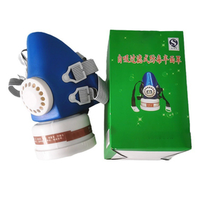 Demi-masque respiratoire à <span class=keywords><strong>filtre</strong></span> auto-amorçant à réservoir unique, nouveau design à motif plat, pour la protection contre les produits chimiques, les incendies et la peinture en <span class=keywords><strong>a</strong></span>érosol - Product Image 1