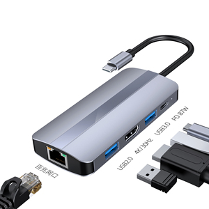 <span class=keywords><strong>Hub</strong></span> <span class=keywords><strong>USB</strong></span>-<span class=keywords><strong>C</strong></span> 5 in 1 con Adattatore 4K HD, <span class=keywords><strong>USB</strong></span> 3.0/2.0, <span class=keywords><strong>Ethernet</strong></span> 100Mbps, Ricarica PD - Product Image 1