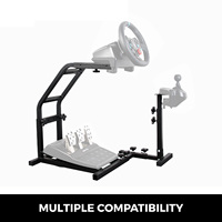 Support de volant de course VEVOR, support de simulateur réglable et pliable pour cockpit de jeu G29 G27 G25, simulateur de pédales non inclus
